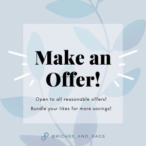 Open To All Reasonable Offers!!